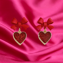 Load image into Gallery viewer, Love Bow Stud Earrings
