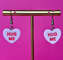 Load image into Gallery viewer, Hug Me Candy Heart Earrings
