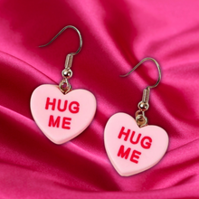 Load image into Gallery viewer, Hug Me Candy Heart Earrings

