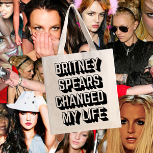 Britney Changed My Life Tote - Blackout