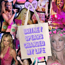 Load image into Gallery viewer, Britney Changed My Life Tote - Pastel

