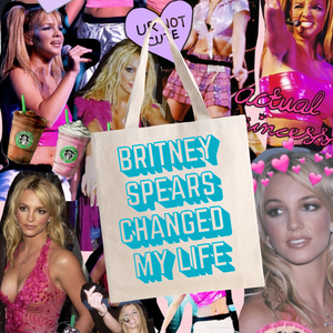 Britney Changed My Life Tote - Pastel