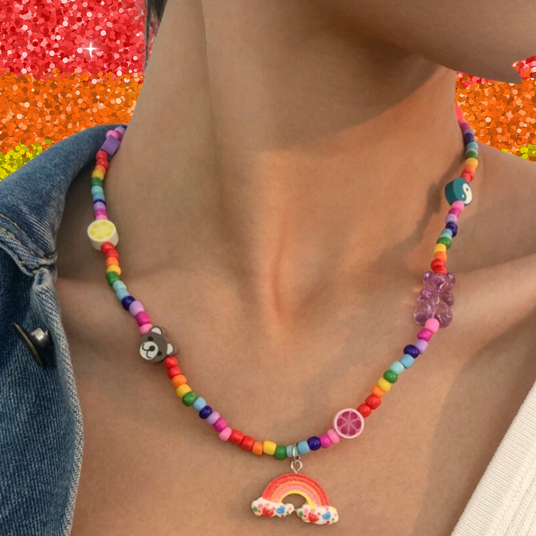 🌈 Rainbow Pride Necklace