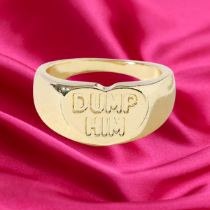 Dump Him Ring - Gold