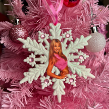 Load image into Gallery viewer, Oh Baby, Baby - Britmas Snowflake Ornament
