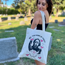 Load image into Gallery viewer, No You Hang Up First! Scream Tote
